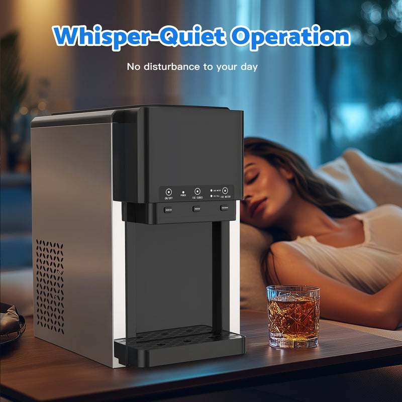 Advwin 3-in-1 Ice Maker with Cold Water Dispenser