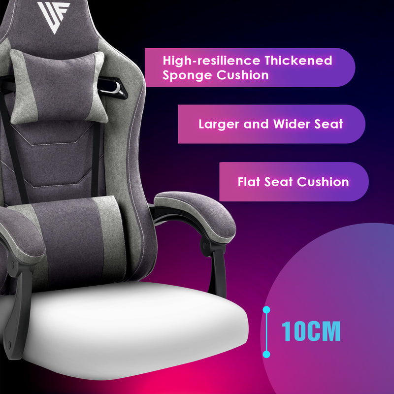 Advwin Ergonomic Gaming Chair with Footrest