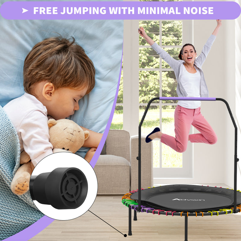 Advwin 40" Mini Trampoline Rebounder Foldable Trampoline