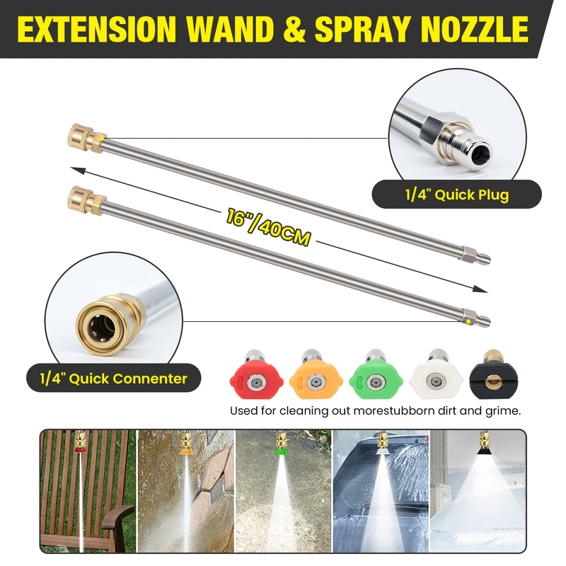 Advwin Pressure Washer & Surface Cleaner Set