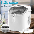 Advwin 12KG Self-Cleaning Ice Makers with Handle White