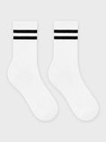 Advwin Double Striped Crew Socks for Men & Women