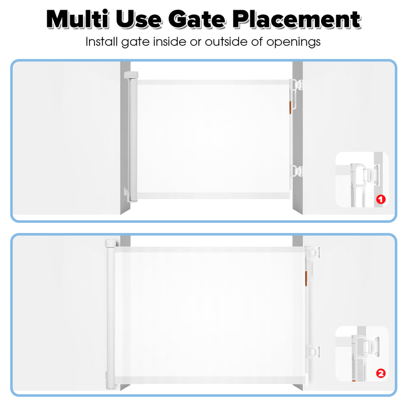 Advwin 180CM Retractable Safety Gate