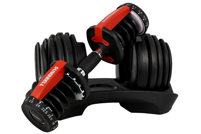 Advwin 24kg Adjustable Anti-Slip Handle Dumbbell