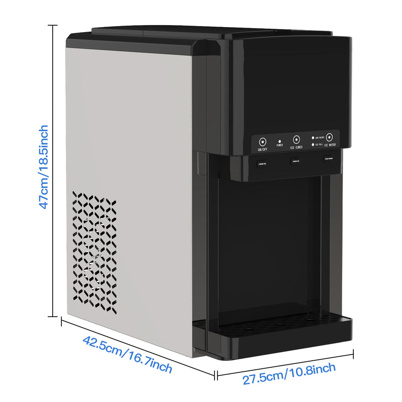 Advwin 3-in-1 Ice Maker with Cold Water Dispenser