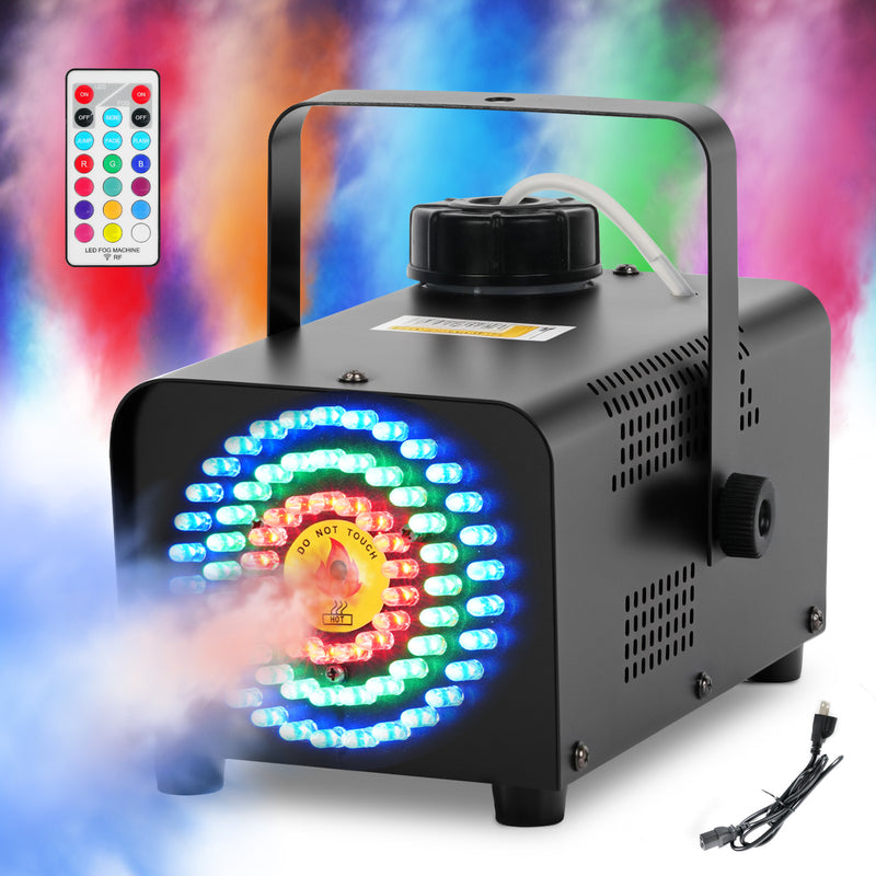 Advwin Fog Machine with12 RGB Colorful and 4 Effect