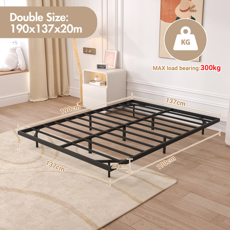 Advwin Floating Bed Frame with LED Lights