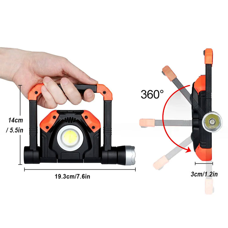 Advwin Multifunction Work Light USB Rechargeable