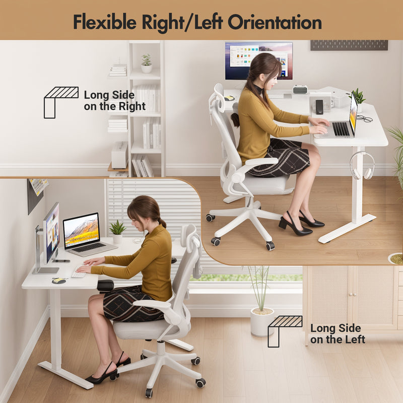 Advwin Electric Standing Desk L Shaped