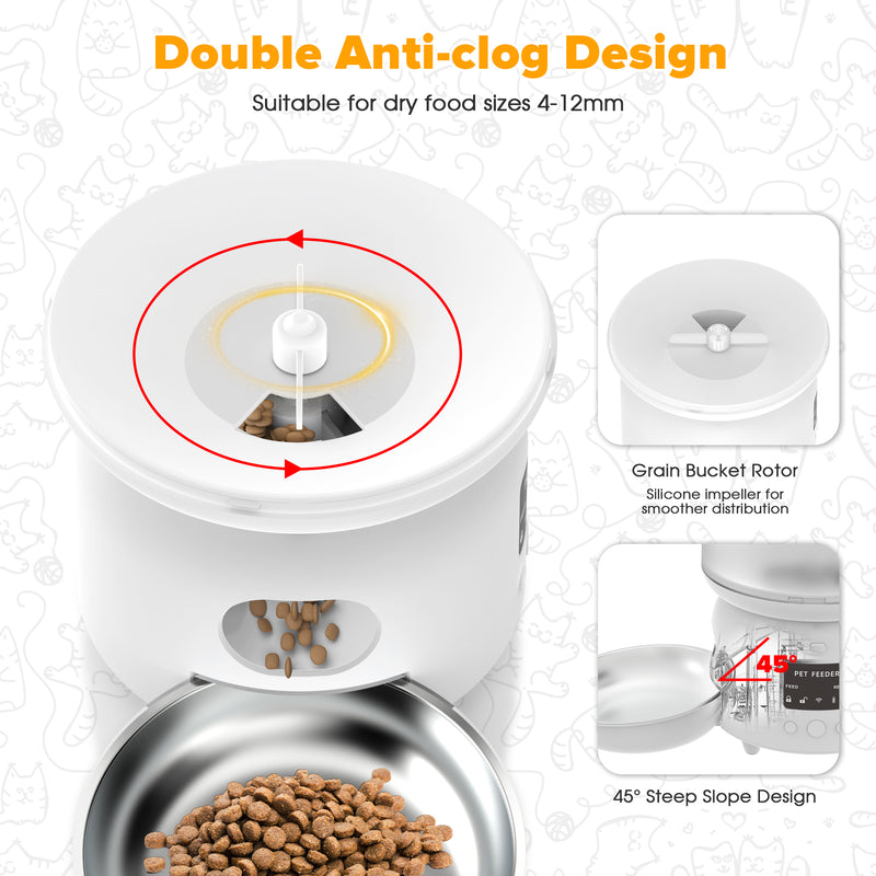 Advwin 3L Automatic Cat Feeder with APP Control