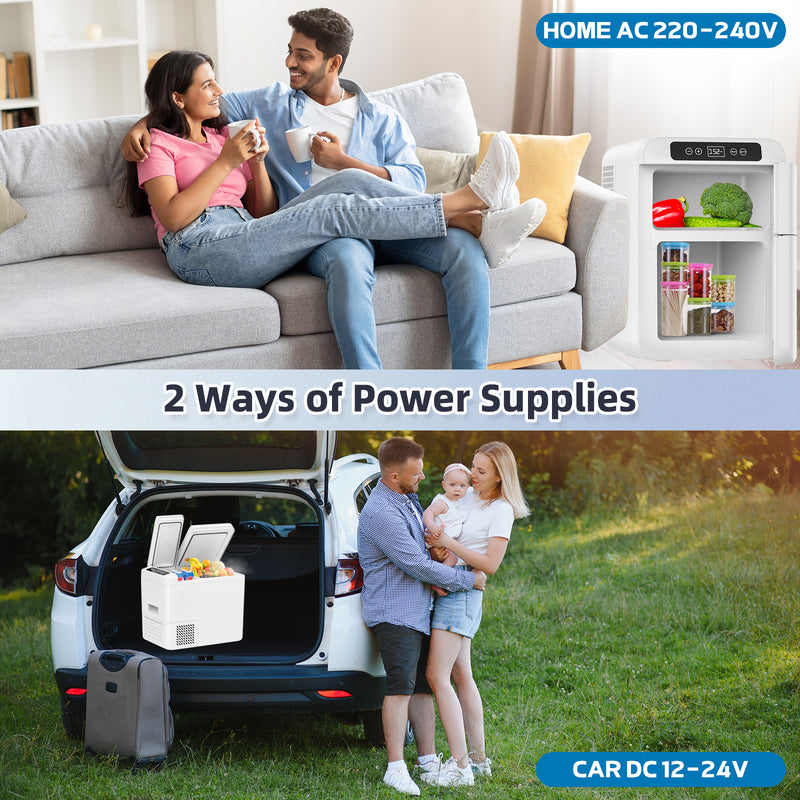 Advwin 28L Car Refrigerator Dual Zone Portable