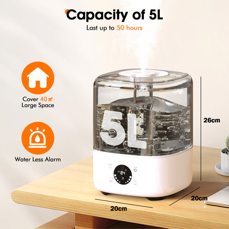 Advwin 5L Air Humidifier & Diffuser