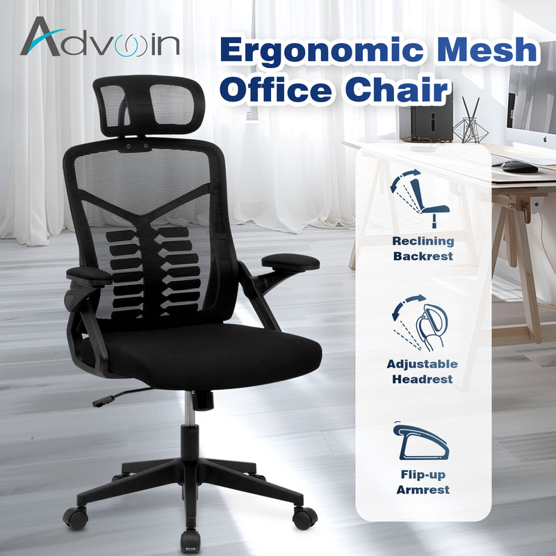 Advwin Electric Standing Desk 100cm & Ergonomic Chair