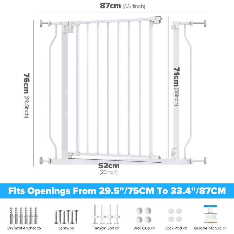 Advwin Pet Safety Gate Auto Close