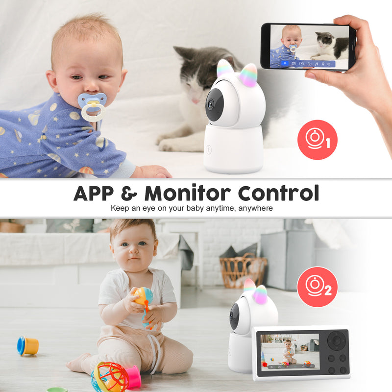 Advwin Baby Monitor WiFi Video Baby Security Camera