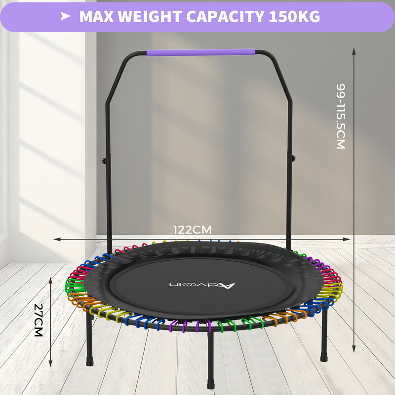 Advwin 48" Mini Trampoline Rebounder Foldable Trampoline