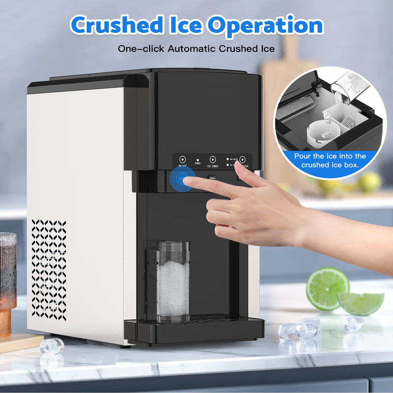 Advwin 3-in-1 Ice Maker with Cold Water Dispenser