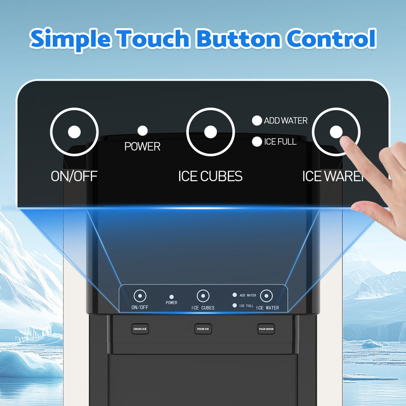 Advwin 3-in-1 Ice Maker with Cold Water Dispenser