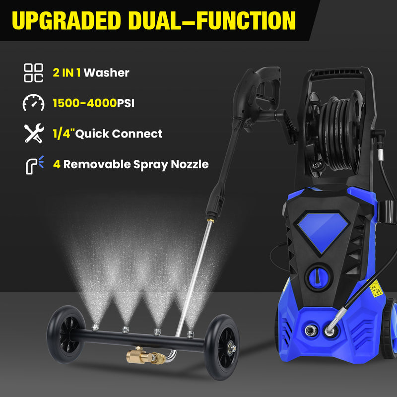 Advwin 2-in-1 Pressure Washer Undercarriage Cleaner