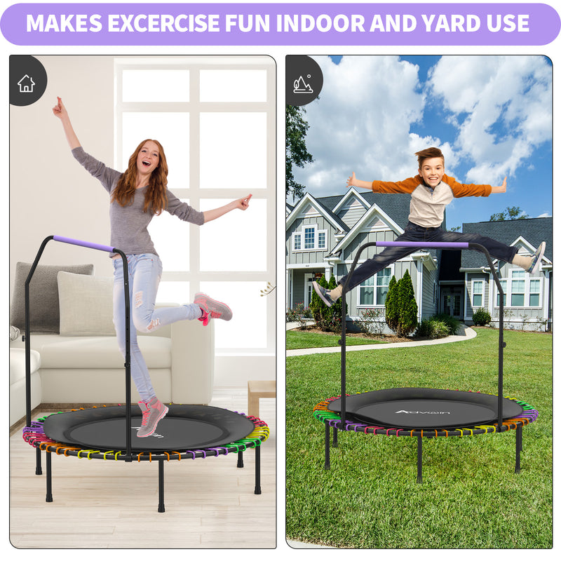 Advwin 40" Mini Trampoline Rebounder Foldable Trampoline