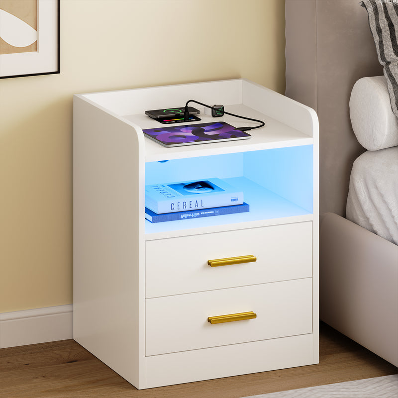 Advwin Bedside Table with Human Induction Night