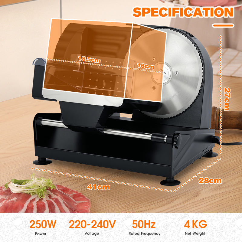 Advwin Electric Meat Slicer 7.5" Food Slicer