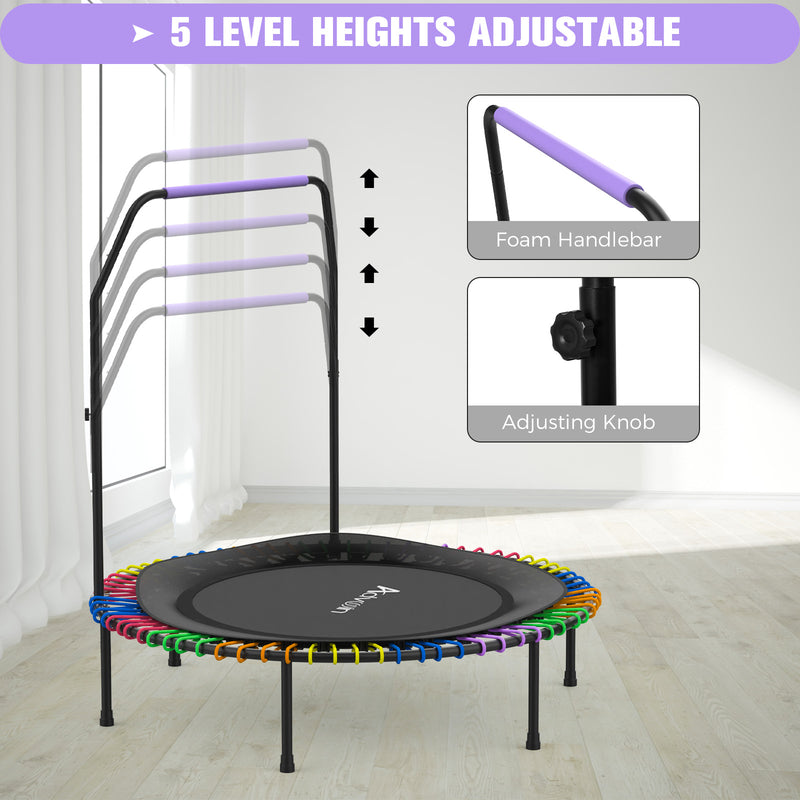 Advwin 48" Mini Trampoline Rebounder Foldable Trampoline