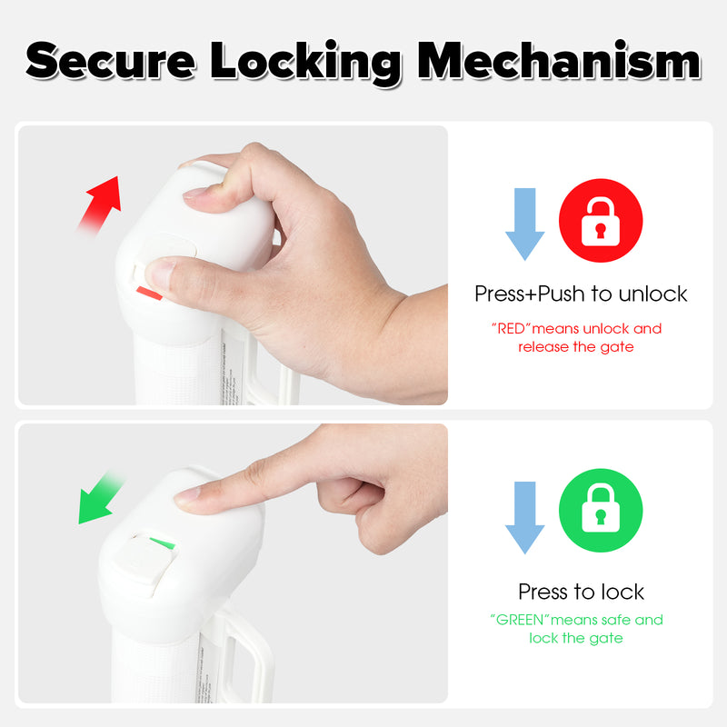 Advwin 180CM Retractable Safety Gate