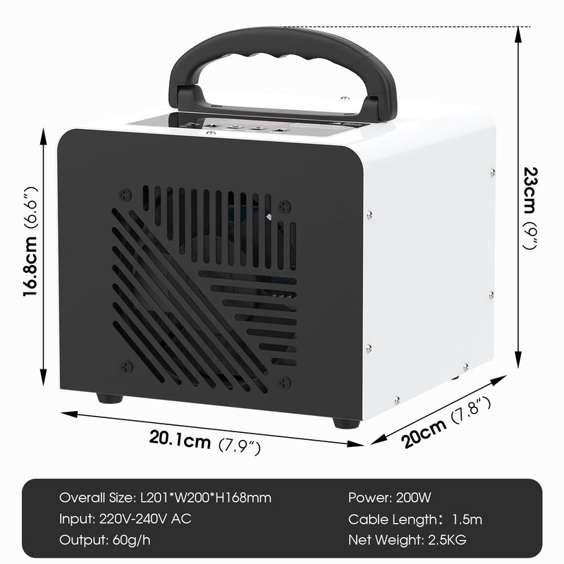 Advwin Ozone Generator 60000mg/h Air Purifier