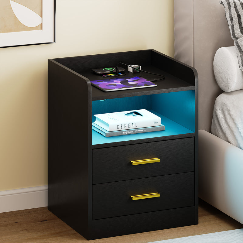 Advwin Bedside Table with Human Induction Night