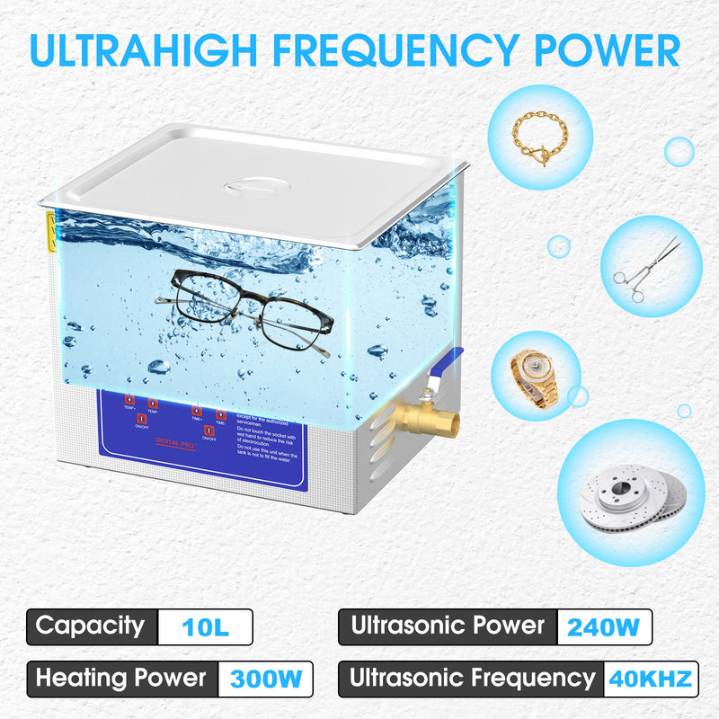 Advwin 10L Ultrasonic Cleaner Machine