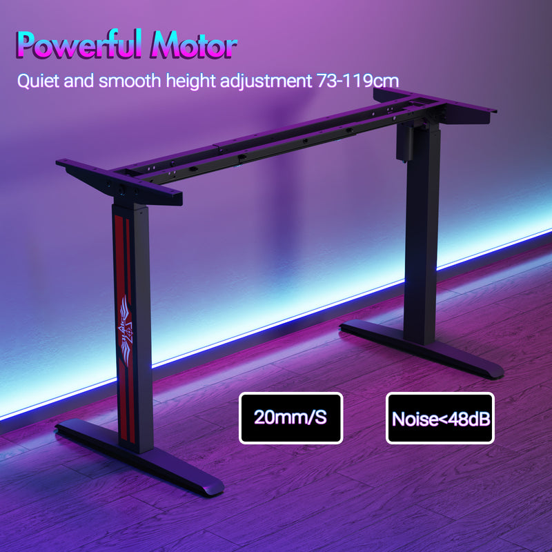 Advwin Electric Standing Gaming Desk RGB LED 120cm