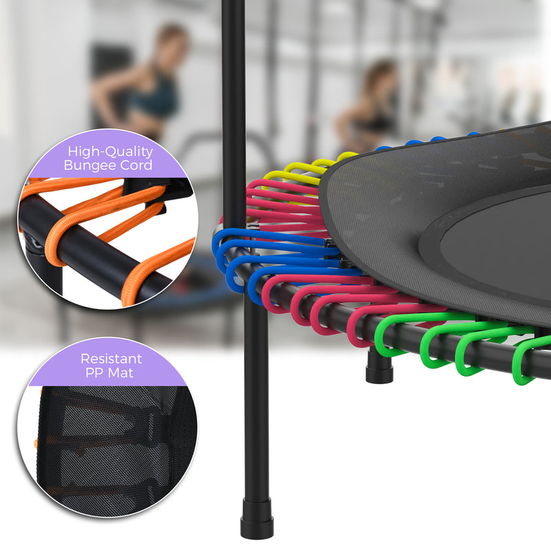 Advwin 48" Mini Trampoline Rebounder Foldable Trampoline