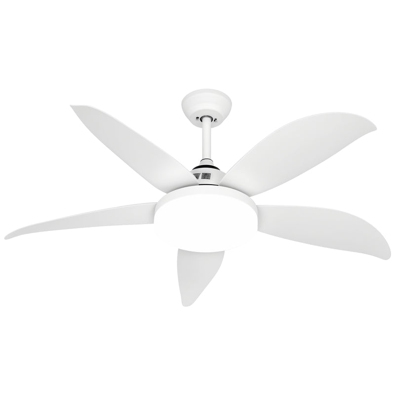 Advwin 52''Ceiling Fan with 3-Color Light & Remote Control