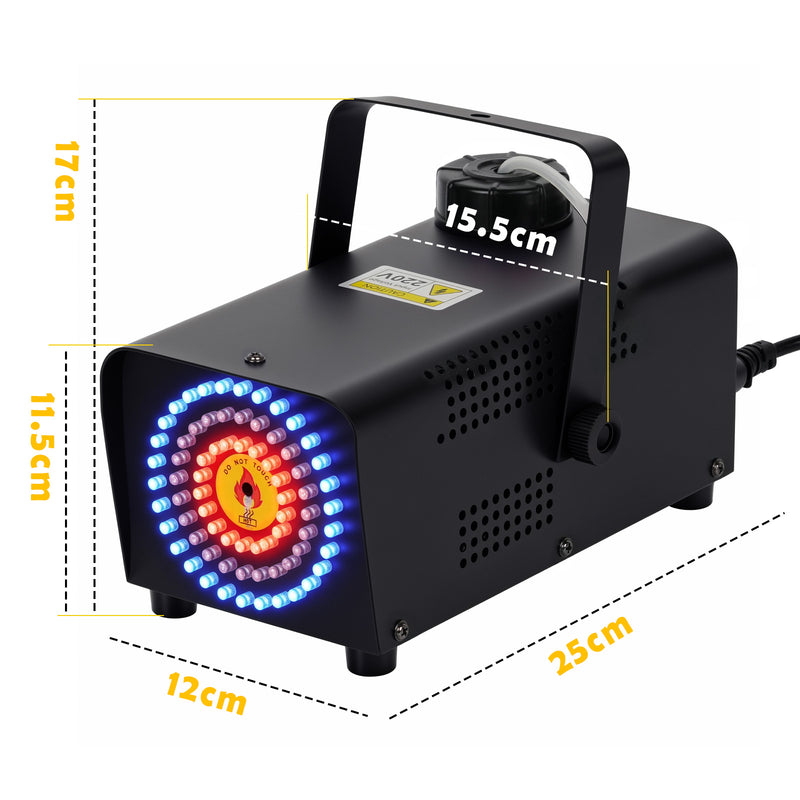 Advwin Fog Machine with12 RGB Colorful and 4 Effect