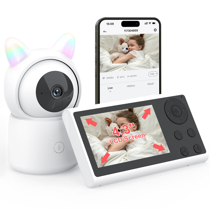 Advwin Baby Monitor WiFi Video Baby Security Camera