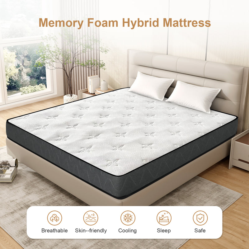 Advwin Mattress S/D/Q Medium Firm Bed Top 22cm