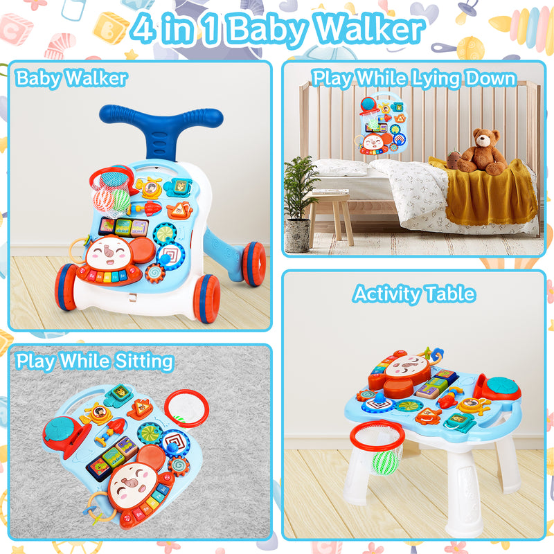 Advwin 3 in 1 Baby Sit-to-Stand Learning Walker