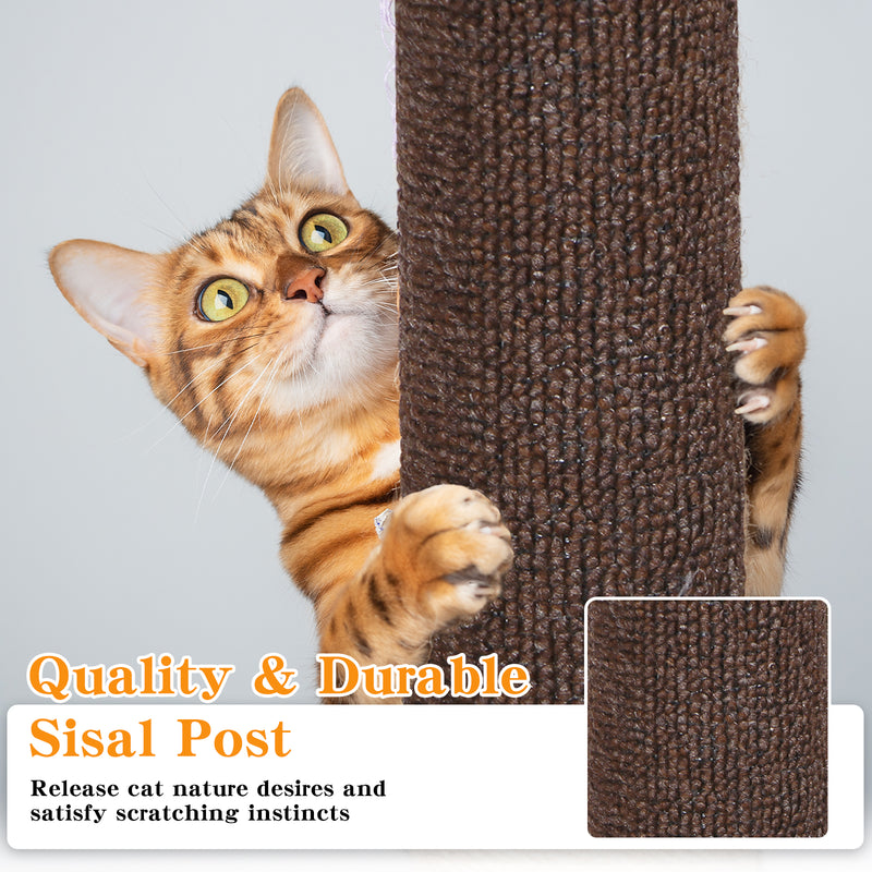 Advwin Pet Cat Tree Scratching Post Tower 110CM