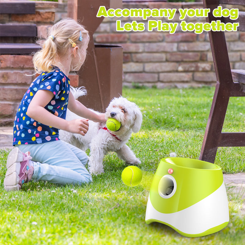 Advwin Automatic Dog Ball Launcher Yellow