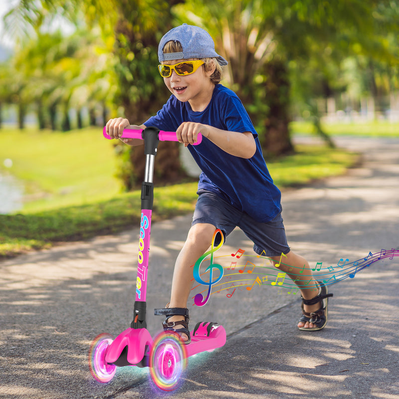 Advwin Kids Scooter Folding Kick Scooter Pink(Pre-order)