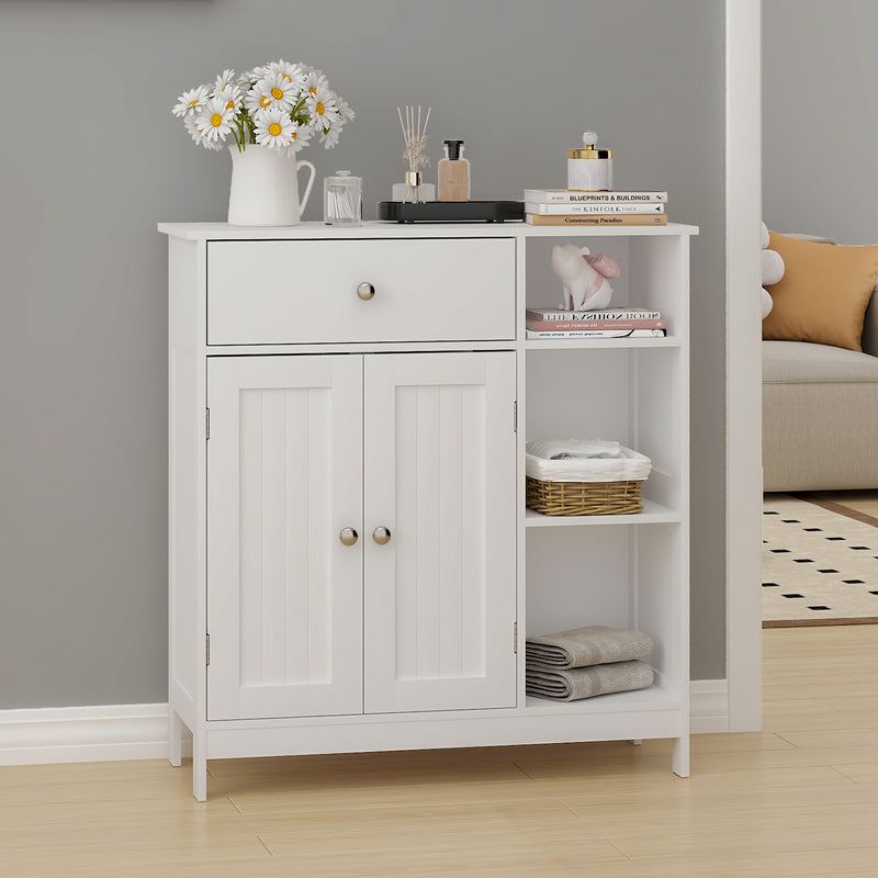 Advwin Bathroom Floor Cabinet Storage Cabinet