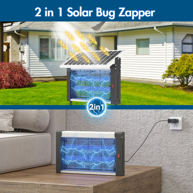 Advwin Solar Bug Zapper 2-in-1 Outdoor Mosquito Zapper