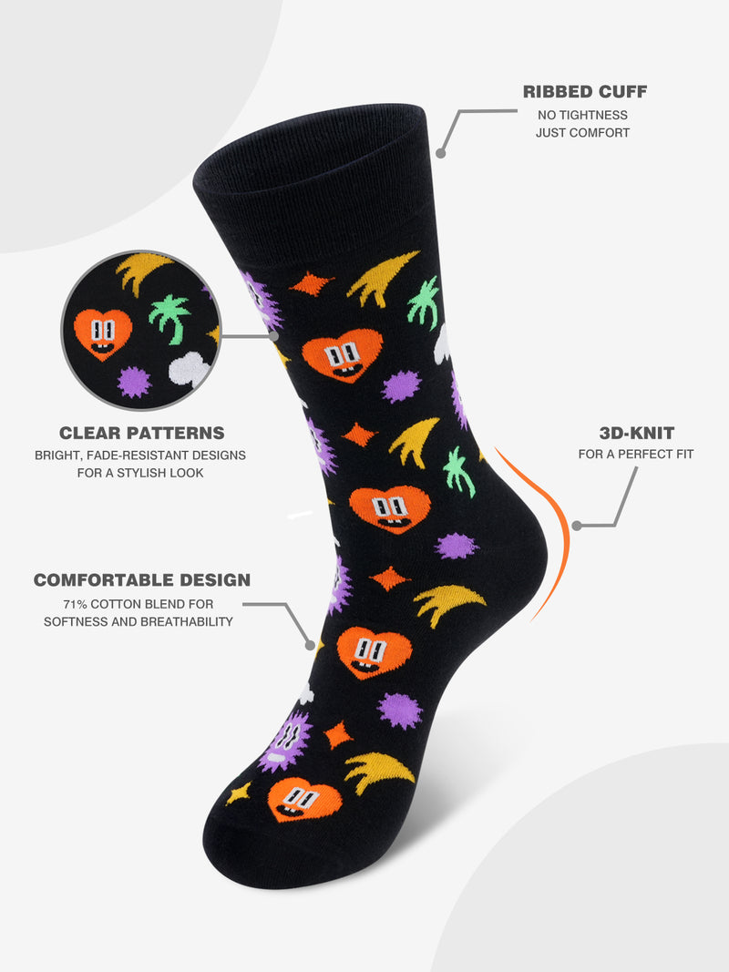 Advwin Stylish Colorful Fun Novelty Socks