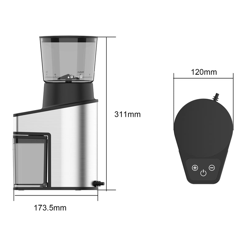 Advwin Burr Coffee Grinder French Press Filter
