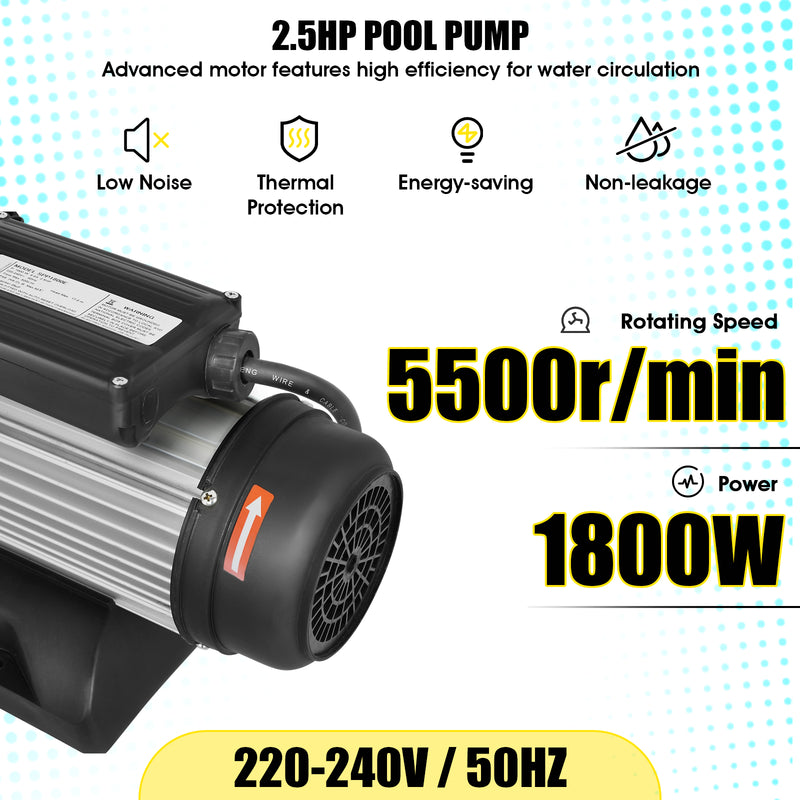 Advwin Electric Swimming Pool Pump 1800W 2.5HP Self Priming